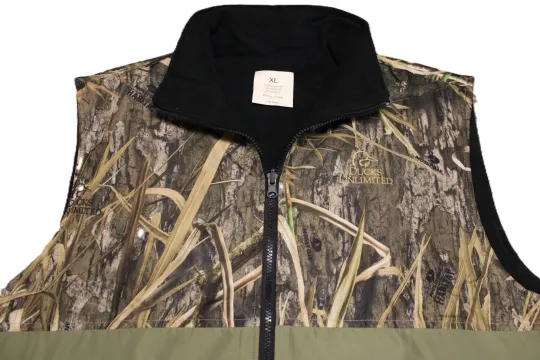 Discover DUCKS UNLIMITED FULL ZIP POLY VEST--XL--BONDE FLEECE LINING--PERFECT!!--NWOT!!