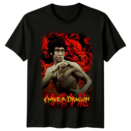 Discover Enter the Dragon (1973) Movie Poster Inspired T-Shirt Retro 70s Tee Unisex