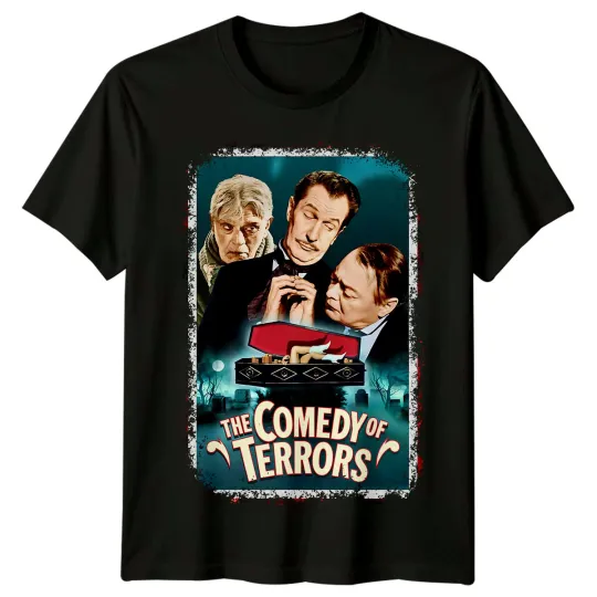 Discover The Comedy of Terrors 1964 Movie Poster Inspired Unisex T-Shirt