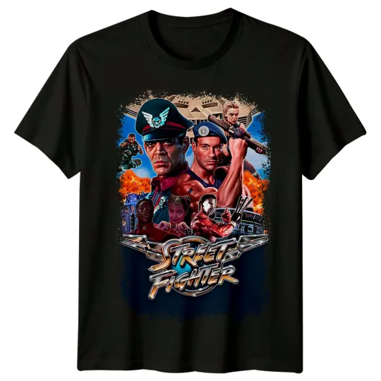 Discover Street Fighter (1994) Movie Poster Inspired T-Shirt Unisex