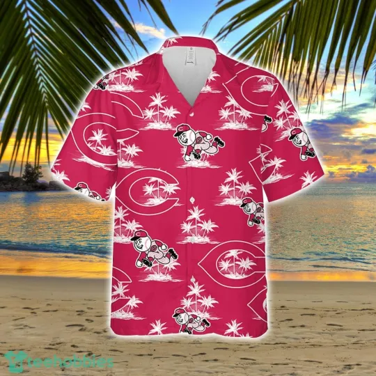 Discover Cincinnati Baseball Team Redss Hawaiian Button Down Shirt Unisex Adults S-5XL