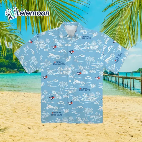 Discover Toronto Blue Baseball Team Jayss Hawaiian Button Down Shirt Unisex Adults S-5XL
