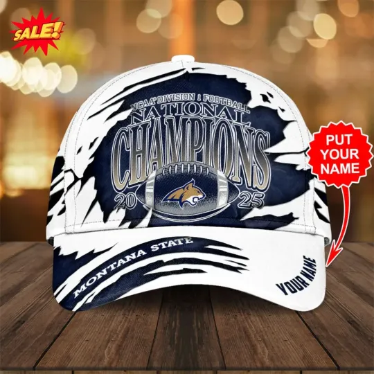 Discover Personalized Montanaa State Bobcat Football Classic Cap