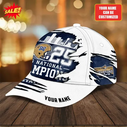 Discover Personalized Montanaa State Bobcat Football Classic Cap