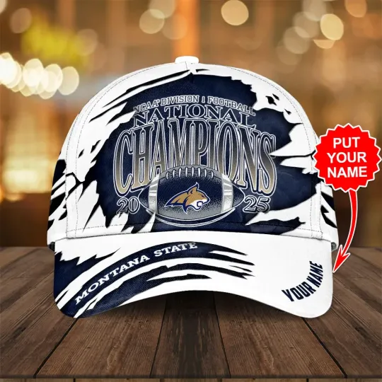 Discover Personalized Montana  Bobcats Football Classic Cap