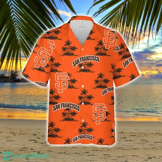 Discover San Francisco Baseball Team Giantss Hawaiian Button Down Shirt Unisex Adults