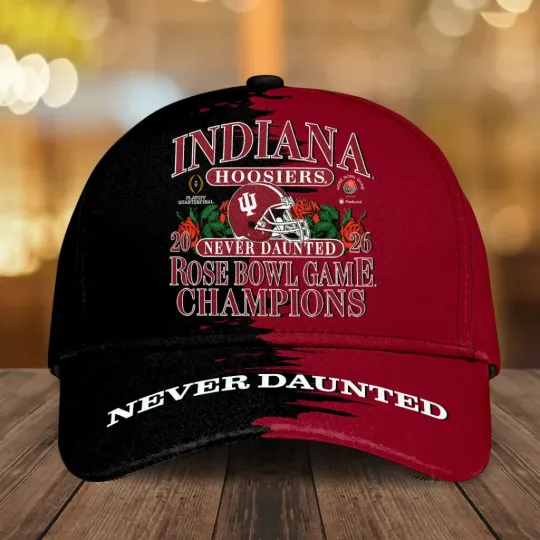 Discover Indiana  Football 2026 Rose Bowl Champions Classic Cap