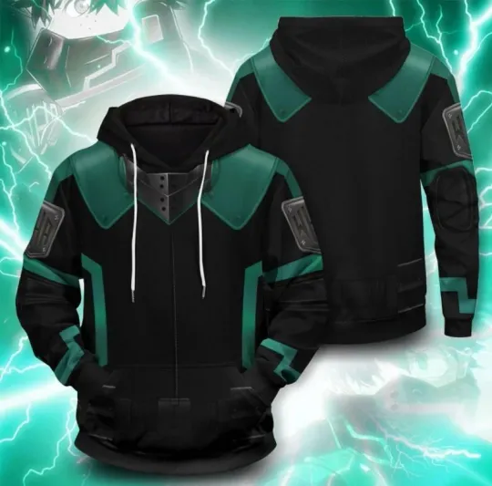 Discover 3D Hero Anime Hoodie - Hooded Sweatshirt Jumper