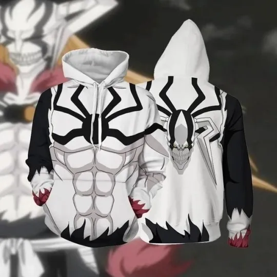 Discover Kurosaki Ichigo 3D Printed Hoodie Anime Hooded Sweatshirt