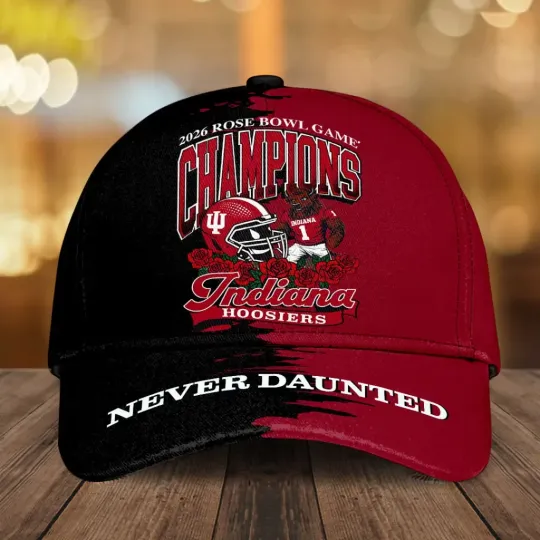 Indiana   Football 2026 Rose Bowl Champions Classic Cap