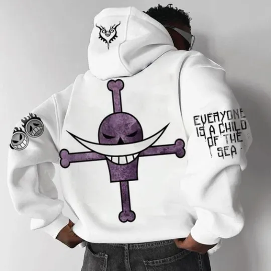 One Piece Edward Newgate 3D Hoodie Anime Hooded