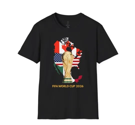 Discover Fifa World Cup 2026 Softstyle Gift Fan Unisex T-Shirt_reprint_fanmade_inspired @