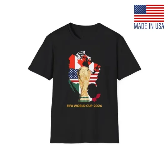 Discover Fifa World Cup 2026 Softstyle Gift Fan Unisex T-Shirt_reprint_fanmade_inspired @