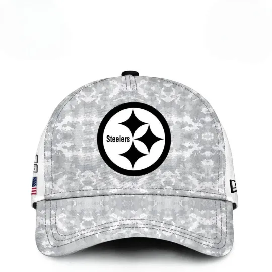 Discover Steeler Arctic Camo 2024 Salute to Service Classic Cap