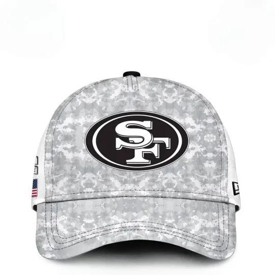 49ers Arctic Camo 2024 Salute to Service Classic Cap