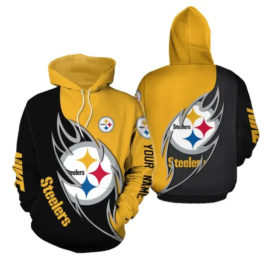 Pittsburgh Team Steelerss Hoodie,  Unisex Adults S-5XL