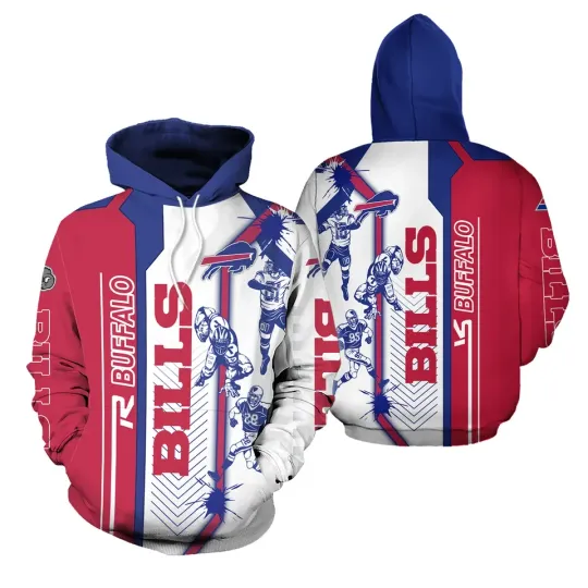 Discover Buffalo Football Team Billss Hoodie, Unisex Adults S-5XL