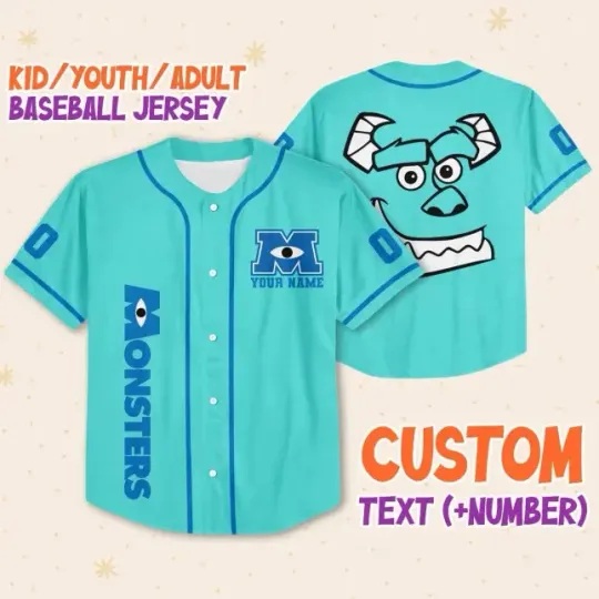 Discover Custom Monster Movie Baseball Jersey