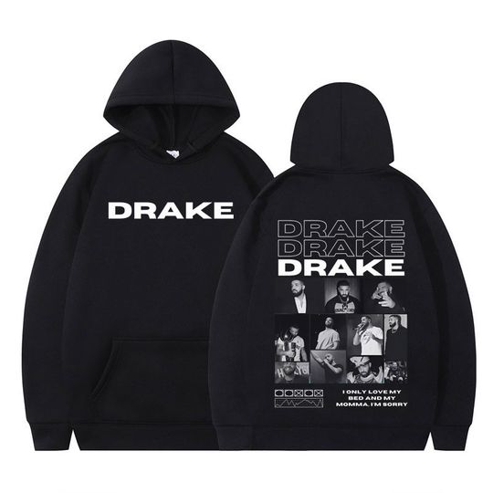 Discover Rapper Drake 90s Vintage Graphic Hoodie Men Women Hip-hop Fashion Sweatshirt Winter Long-sleeved Casual Pullover Streetwear Tops