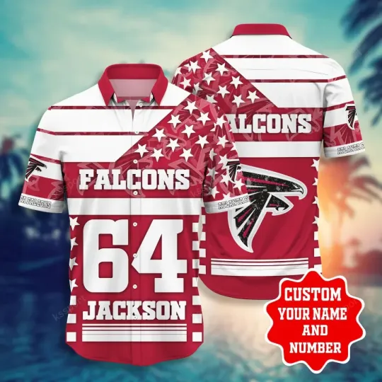 Discover Personalized Atlanta Football Team Falconss Hawaiian  Shirt, Unisex Adults