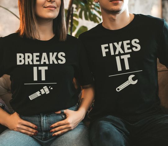 Discover Funny Matching Couples Shirts, Retro Valentine's Day Tees