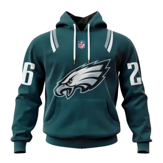 Custom Philadelphia Football Team Eagless Lightweight Hoodie, Unisex Adults S-5X