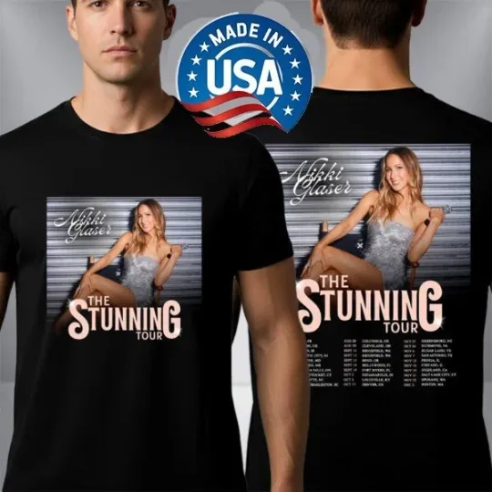 Discover New!! Nikki Glaser The Stunning Tour 2026 Tour Dates T Shirt