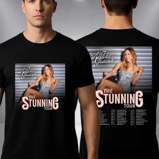 Discover Nikki Glaser The Stunning Tour 2026 T shirt