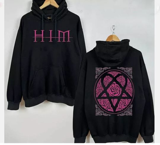 New HIM Band Logo Gift for Fans Hoodie - All Printed 2026 Autumn Winter High-end Luxury Is for Both Men and Women