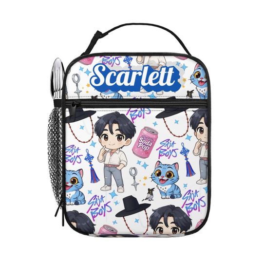 Discover Kpop Demon Hunter Lunch Bag | Saja Boys Lunch Tote | Gift for Kpop Fans