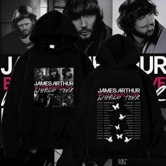 Discover The Popular Singer James Arthur Double-sided Graphic Y2K Hoodie 2025-26 Autumn/winter