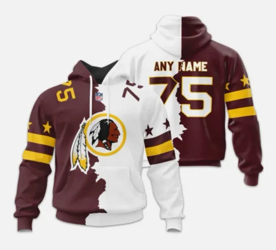 Discover Washington Football Team Commanderss Hoodie, Unisex Adults S-5XL