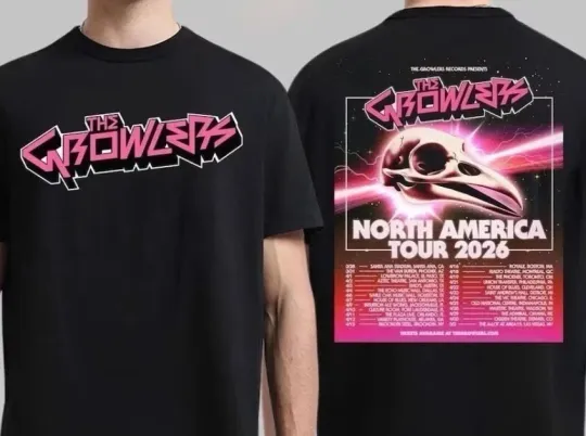 Discover The Growlers North America Tour 2026 City Dates T-Shirt
