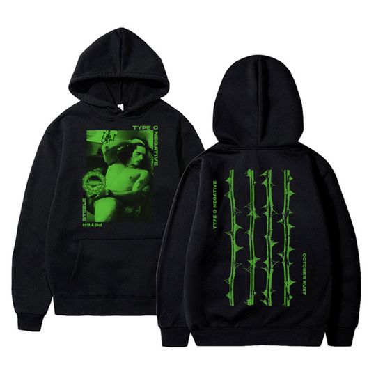 Type O Negative Art Aesthetic Hoodie Male Fashion High Quality Hoodies Men's Retro Streetwear Men Women Vintage Rock Sweatshirt