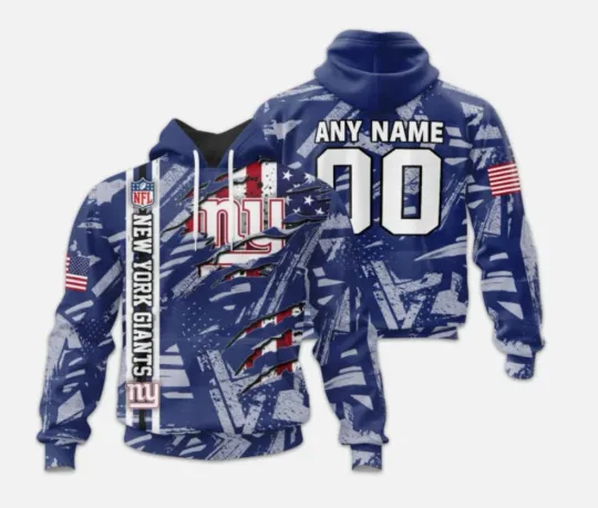 Discover New York Football Team NY Giantss Hoodie, unisex adluts S-5XL