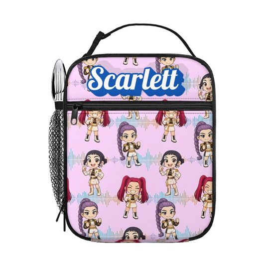 Discover Kpop Demon Hunter Lunch Bag | Huntrix Merch Kids Lunch Tote | Gift for Kpop Fans