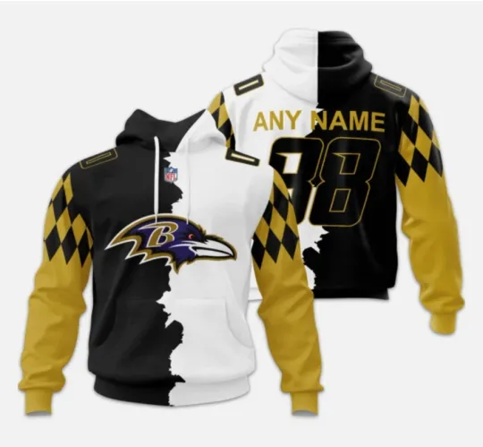Discover Baltimore Football Team Ravenss Hoodie, Unisex Adults S-5XL