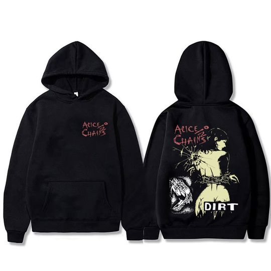 Discover 90s Rock Band ALC Band Dirt Hoodie Men Women Gothic Punk Oversized Pullover Hoodies Male Fashion Vintage Hooded Tracksuit