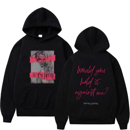Singer Britney Spears Graphic Hoodie Men Women Hip Hop Fashion Streetwear Male Casual Oversized Fleece Cotton Pullover Hoodies