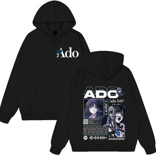 Discover Ado World Tour 2025 Hibana Hoodies Men's Women Clothing Fashion Harajuku Casual Pullover Women Clothes Hot Sale Punk Streetwears