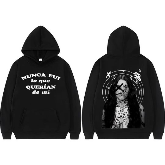 Discover Singer Lali Esposito Estadio Velez Graphic Hoodie Fashion Aesthetic Fashion Sweatshirts Men Women Hip Hop Punk Oversized Hoodies