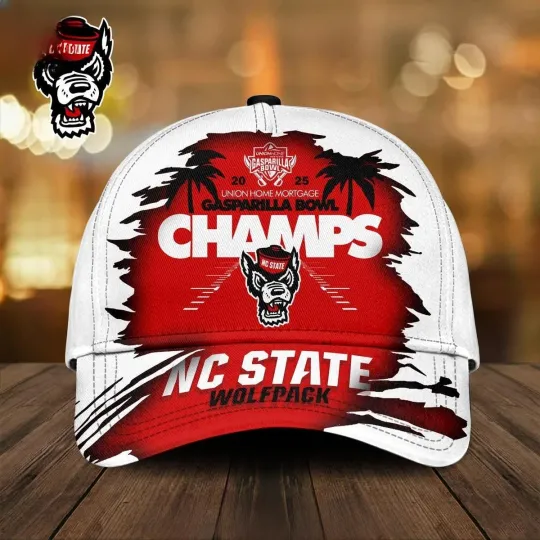 Discover Wolfpack Gasparilla Bowl Champions 2025 Cap