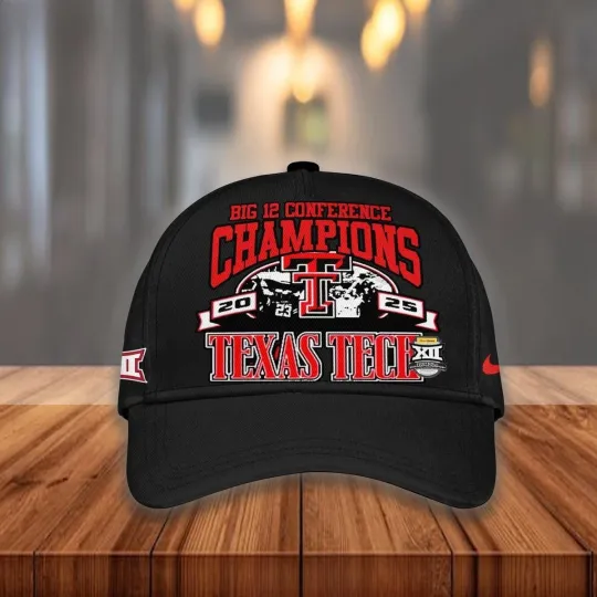 Discover Red Raiders Big12 Champions 2025 Cap