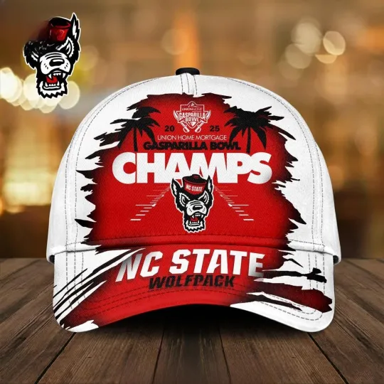 Discover NC State Wolfpack Gasparilla Bowl Champions 2025 Cap