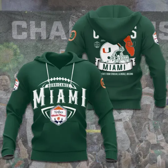 Discover Hurricanes Football 3D Apparel  20107