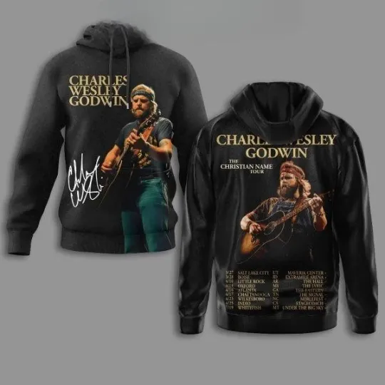 Discover Charles Wesley Godwin The Christian Name Tour Hoodie