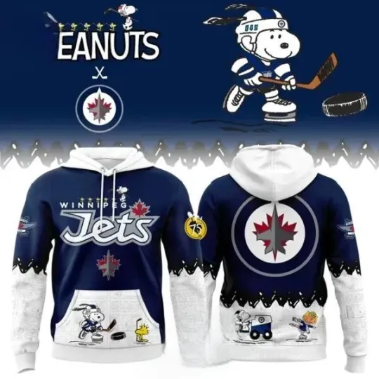 Discover Jets x Peanuts Night Snoopy 2026 Edition Hoodie