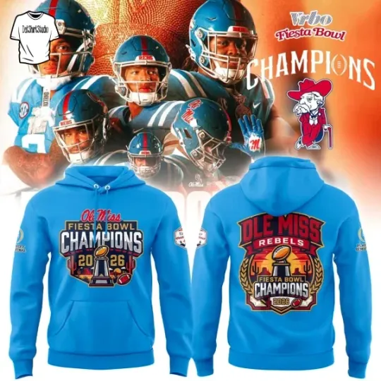 Ole Miss Vrbo Fiesta Bowl Champion 2026 Hoodie