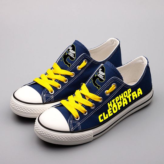 Discover Old School Hip Hop Canvas Sneakers: Rap Music Printed Shoes