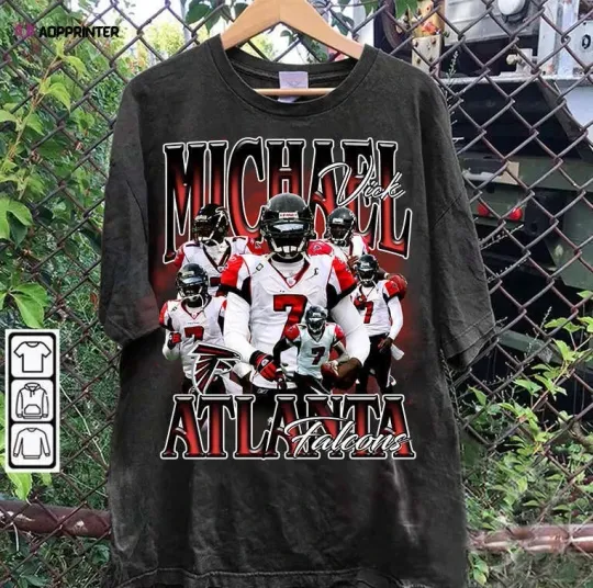 Discover Michael Vick T-Shirt – Michael Vick – Retro American Football Unisex Shirt_sale@